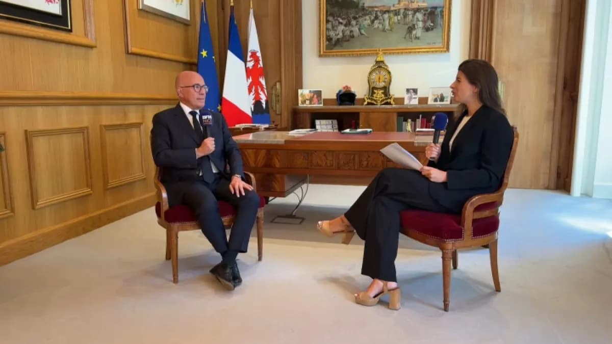 Éric Ciotti détaille ses premières mesures à la mairie de Nice