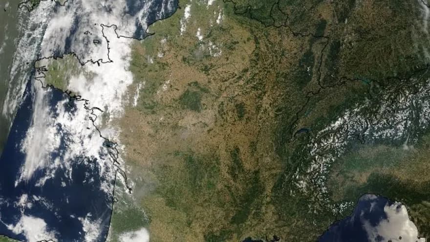 Canicule en France : les conséquences vues de l'espace