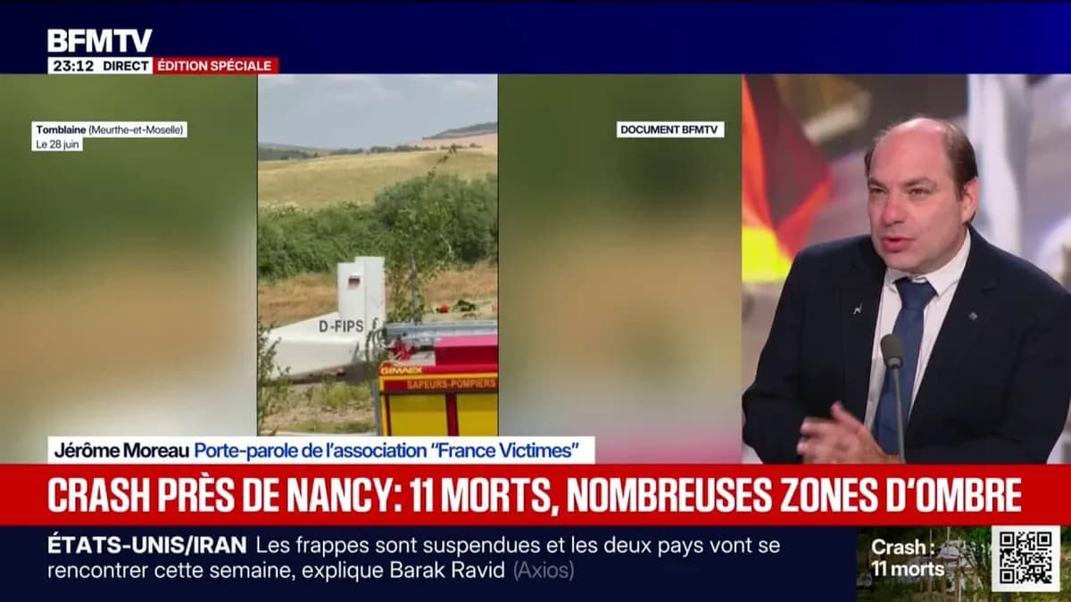 Crash d'avion près de Nancy : 11 morts