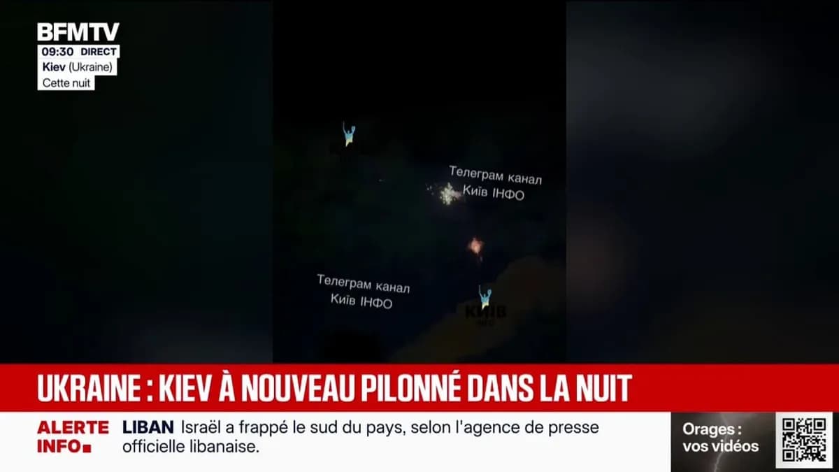 Attaque de missiles balistiques russes sur Kiev