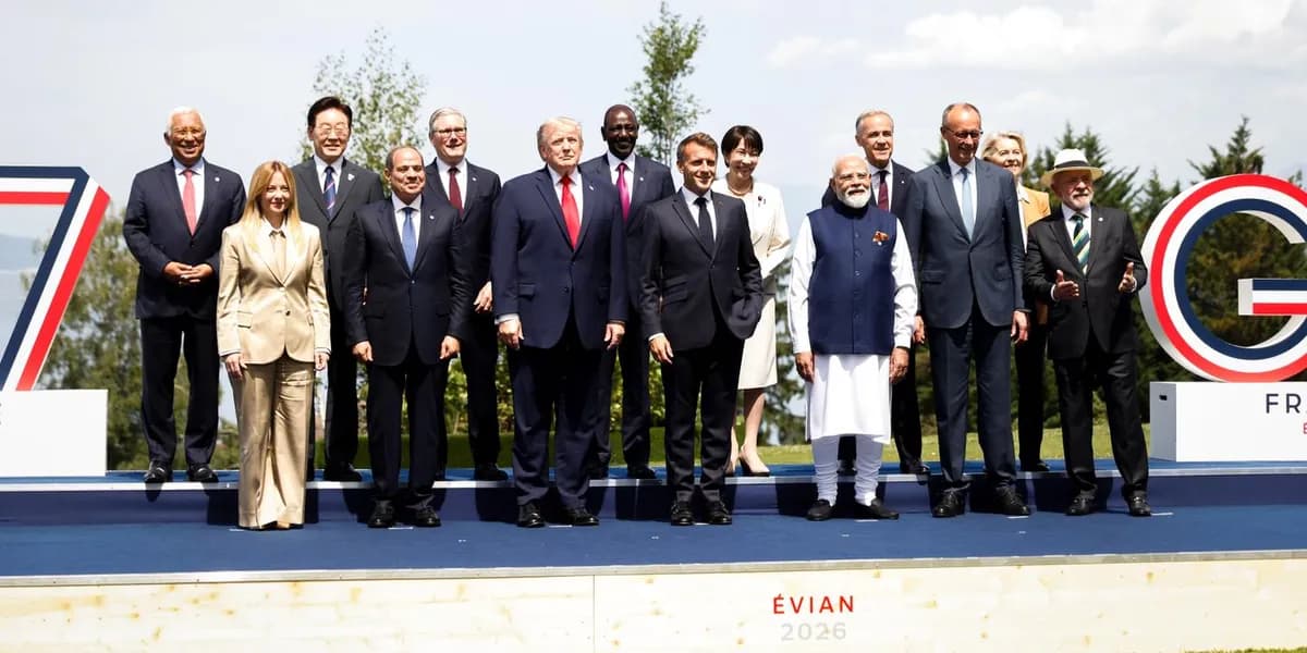 G7 à Évian : Zelensky rencontre Trump sur fond de tensions internationales