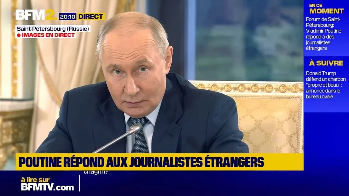 Conflit Iran : Vladimir Poutine estime que l'attention des Etats-Unis est détournée
