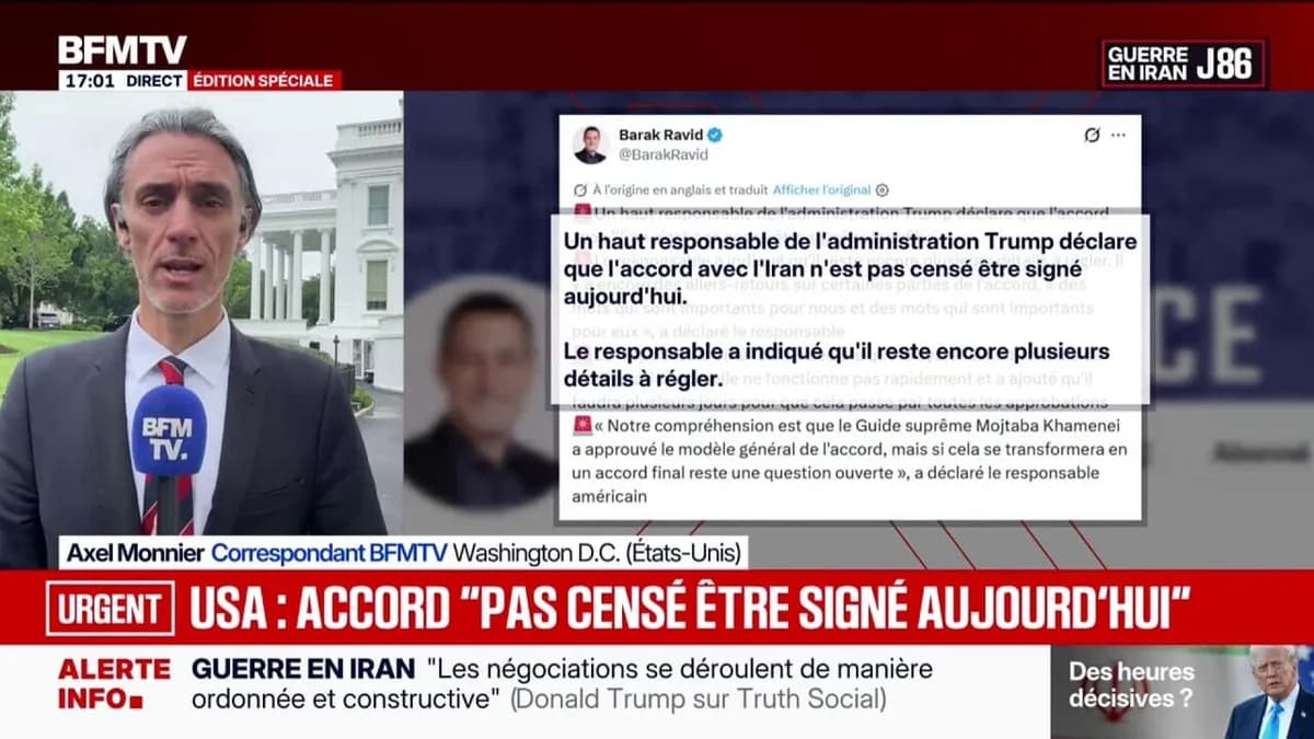 Accord Iran-États-Unis : la signature reportée