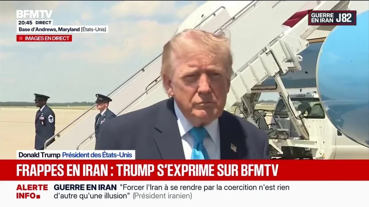Iran : Trump évoque des négociations "finales" pour éviter la guerre