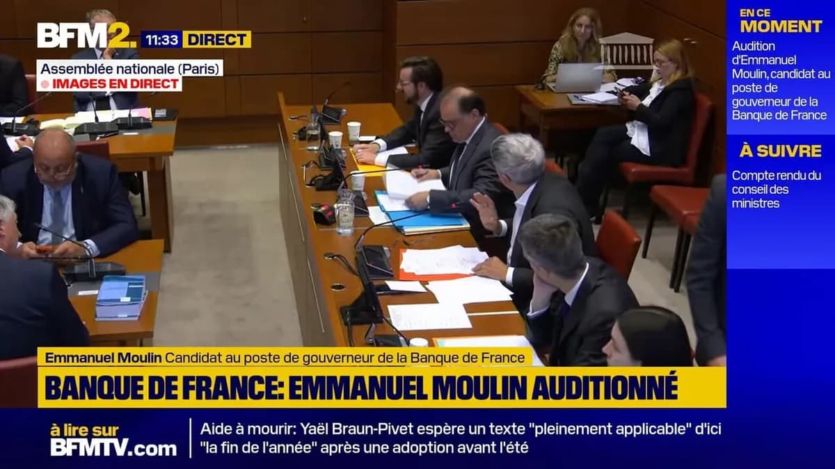 Décryptage : Audition d'Emmanuel Moulin pour la Banque de France, enjeux et dynamiques parlementaires