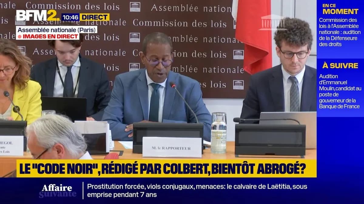 Proposition de loi pour l'abrogation formelle du Code noir à l'Assemblée Nationale