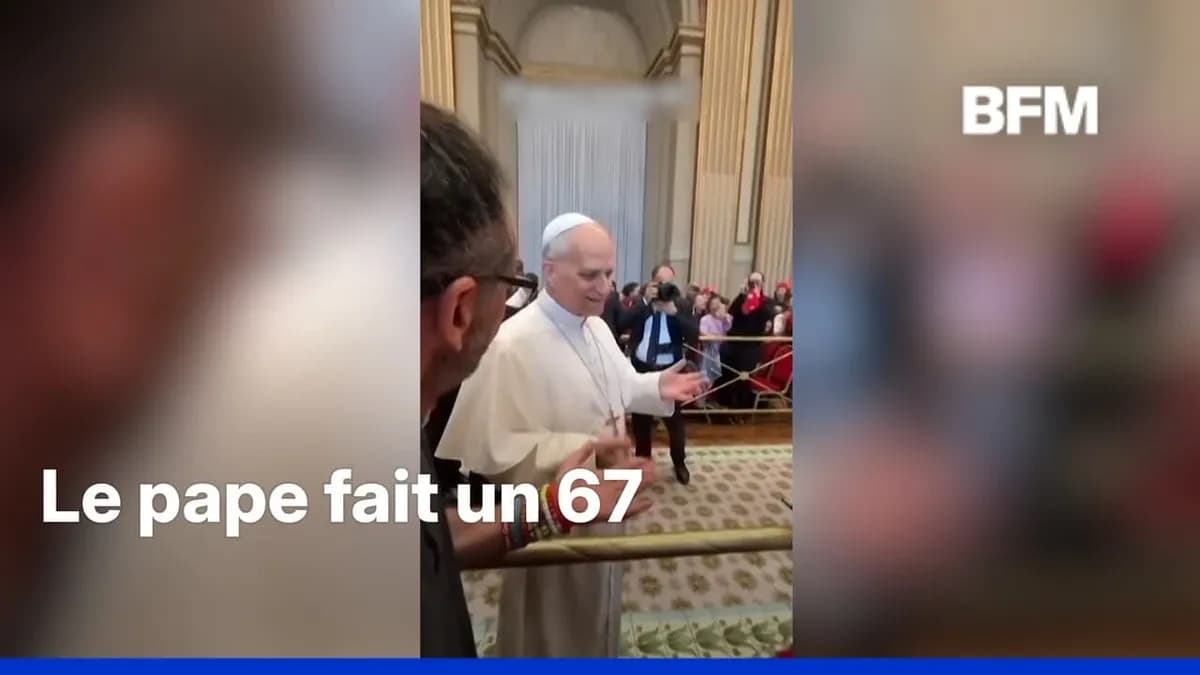 Le pape fait un 67 viral au Vatican : quand Léon XIV s’essaie au geste internet