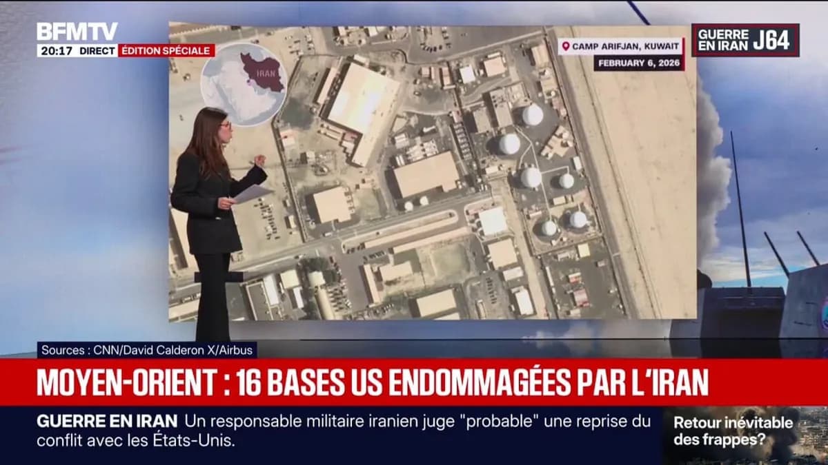 Moyen-Orient 2026 : 16 bases américaines endommagées par l'Iran depuis le début du conflit
