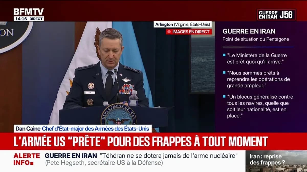 Moyen-Orient : Les États-Unis prêts à relancer des opérations militaires majeures sur ordre présidentiel
