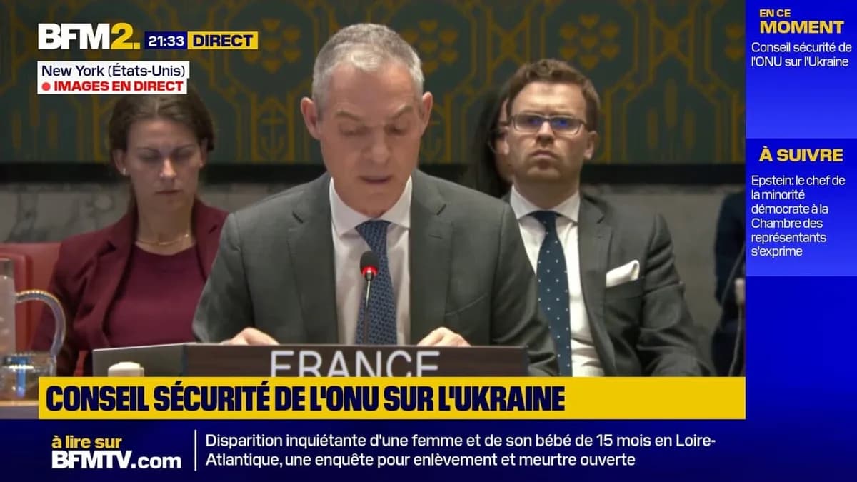 ONU : la France presse la Russie de rejoindre le consensus international pour un cessez-le-feu en Ukraine
