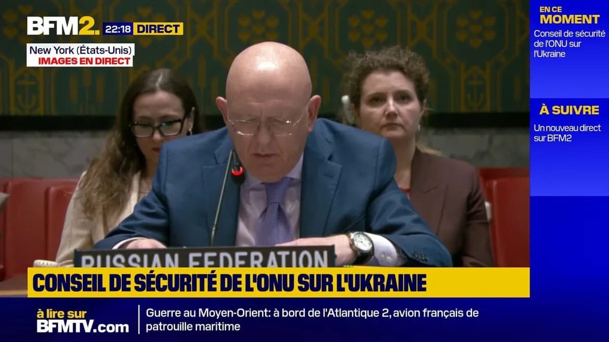 ONU : la Russie critique vivement l’Ukraine et l’UE lors du Conseil de sécurité