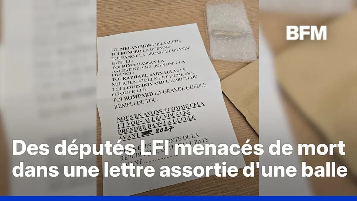 Menaces de mort avec balle envoyées à plusieurs députés LFI : plainte déposée