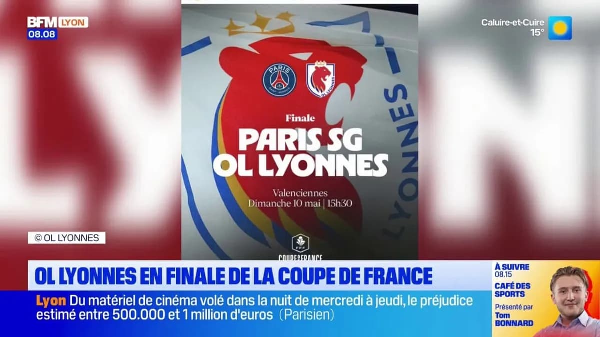 L'OL féminin décroche sa place en finale de la Coupe de France contre le PSG