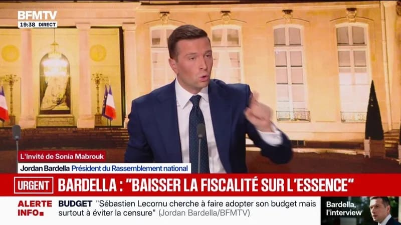 Retraites : Jordan Bardella estime que le système n'est pas soutenable
