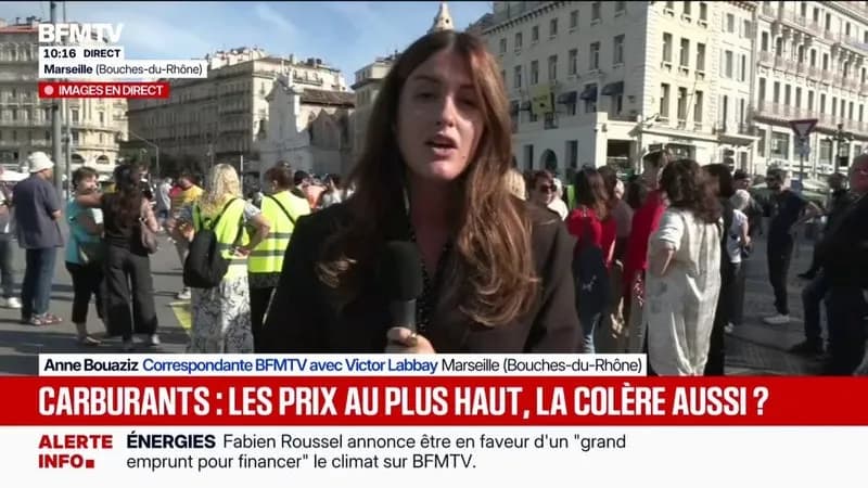 Gilets jaunes à Marseille : rassemblement contre la vie chère et la crise des carburants