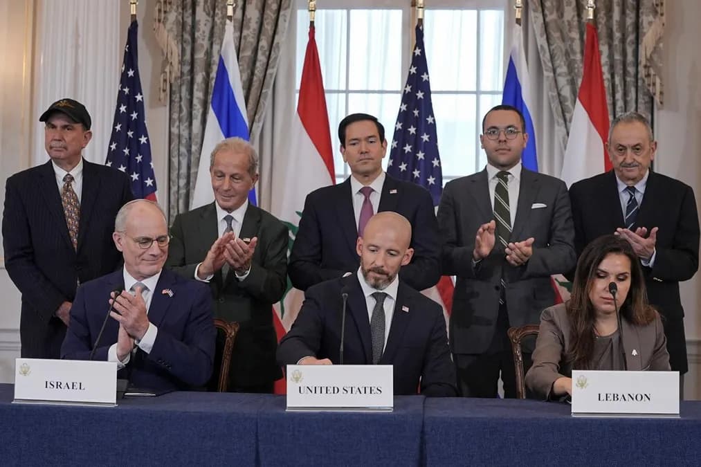 Israël et Liban signent un accord avec les États-Unis