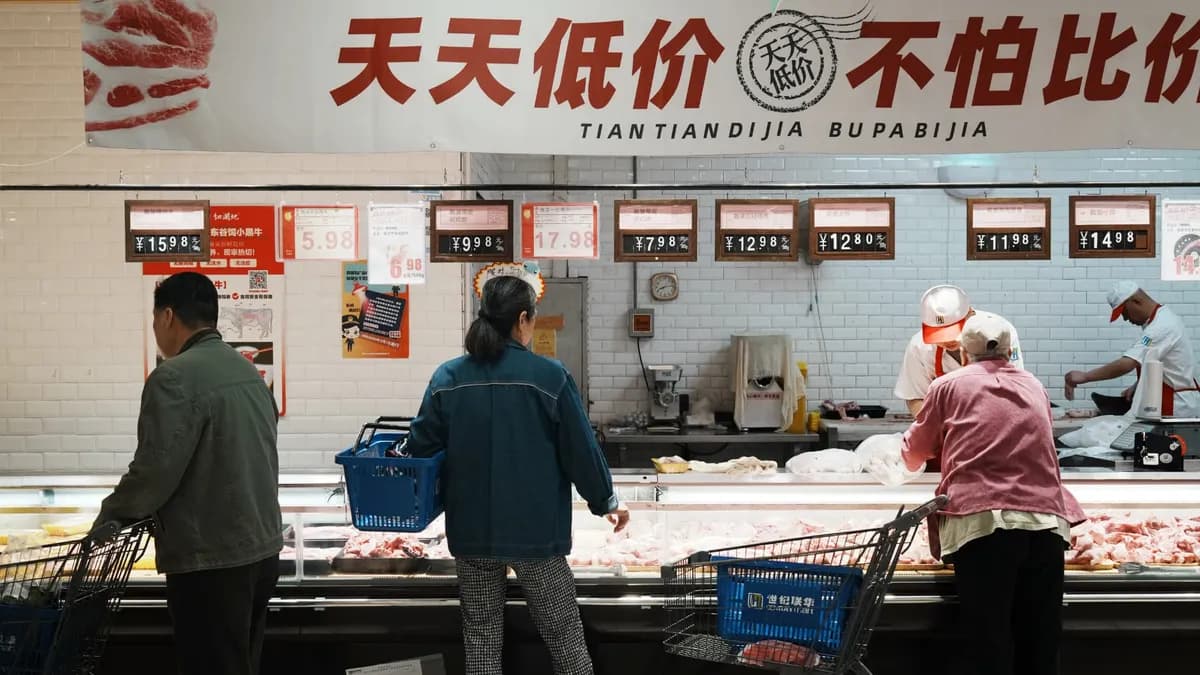 Crise de surproduction de porc en Chine : effondrement des prix