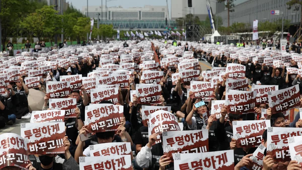Samsung Electronics : la menace d’une grève de 50 000 salariés sur l’usine de semi-conducteurs en Corée du Sud