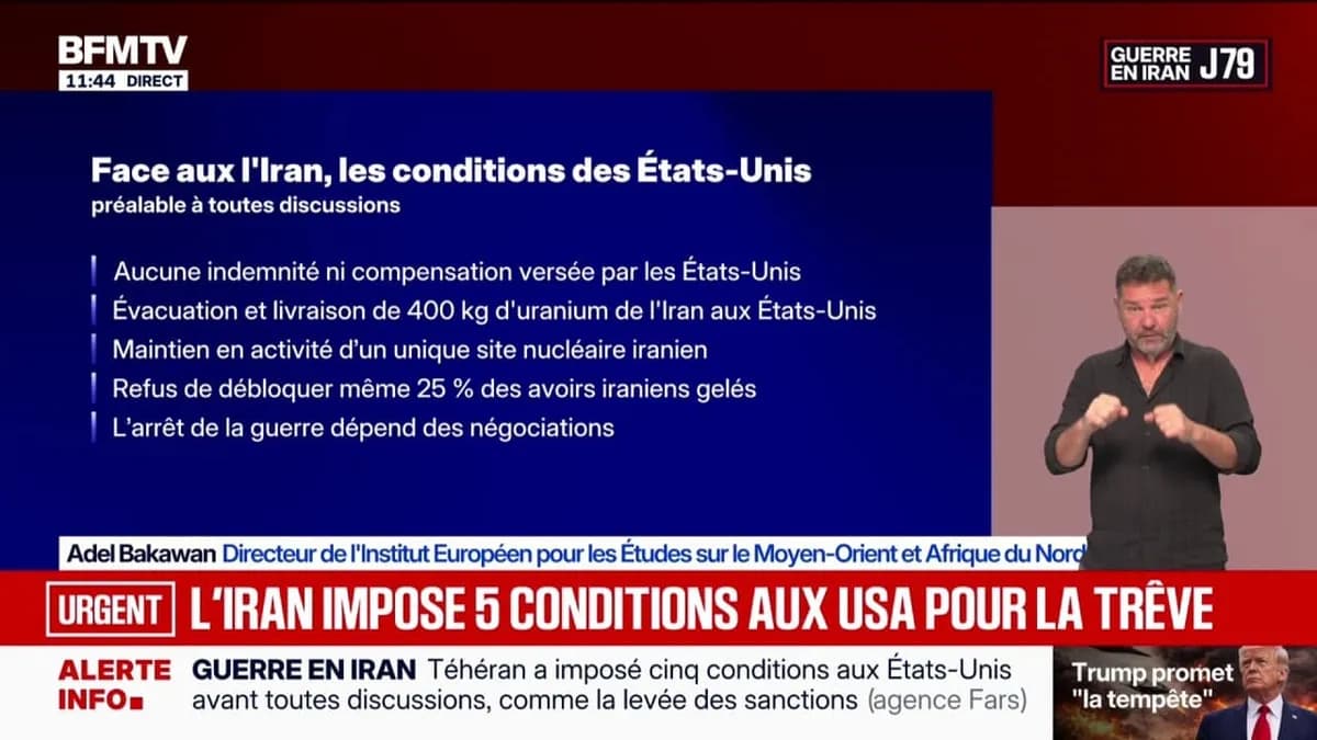 Iran impose des conditions strictes avant toute discussion avec les États-Unis sur la levée des sanctions