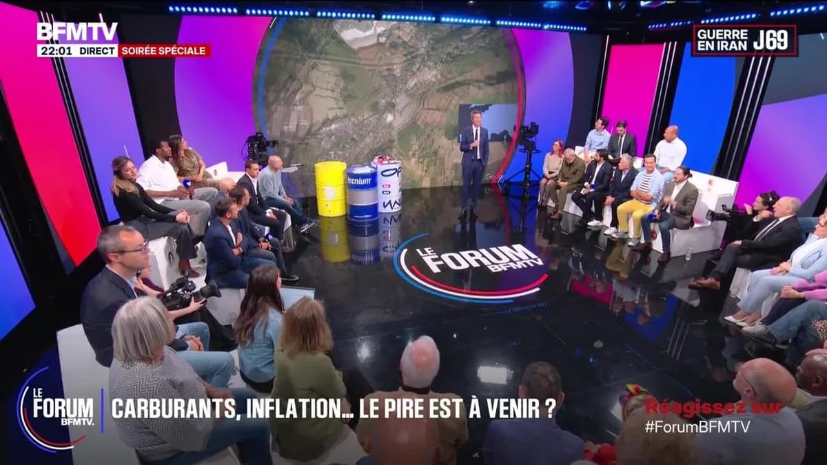 Carburants, inflation et tensions géopolitiques : les enjeux majeurs débattus lors du Forum BFMTV en mai 2026