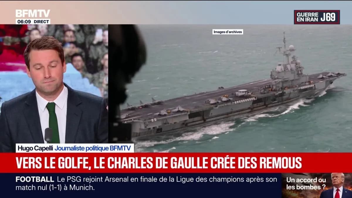 Porte-avions Charles de Gaulle en mer Rouge : députés français veulent être consultés sur ses déplacements en 2026