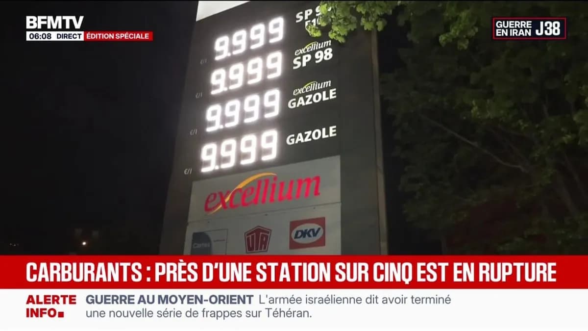 Carburants : près d'une station sur cinq en rupture en ce lundi de Pâques en France